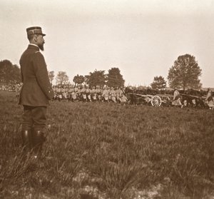 アンリ・グロー将軍、フランス北部シャンパーニュ、c1914-c1918。 作： Unbekannt