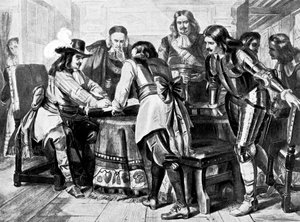 モンク将軍が自由議会を宣言、1660年c1905年