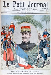 1903年、モロッコのフィグイグへの遠征軍の指揮官、オコナー将軍。 作： Unbekannt