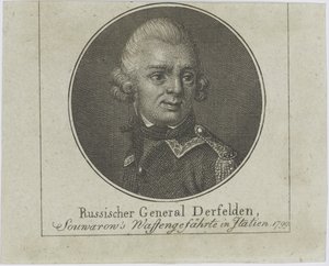 オットーヴィルヘルムデルフェルデン将軍1737-1819年、c。 1800。 作： Unbekannt