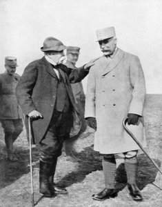 フィリップ・ペタン将軍とジョルジュ・クレマンソー、1926