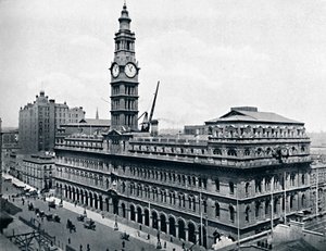 郵便局、シドニー、c1900。 作： Unbekannt