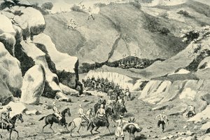 ロバーツ将軍... 1901年1879年9月27日、シュタルガルダン峠のギルザイに襲われた。