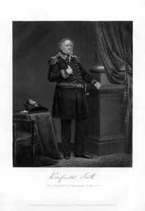 ウィンフィールド・スコット将軍、アメリカ合衆国陸軍大将、外交官、大統領候補、1862-1867 作： Unbekannt