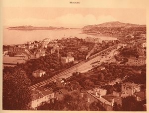 概観とキャップフェラ、ボーリュー、1930年。
