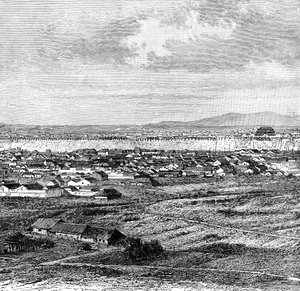 南京の概観、c1890 作： Unbekannt
