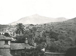 ピーク、テネリフェ島、カナリア諸島、スペイン、1895年を示す全体図。 作： Unbekannt