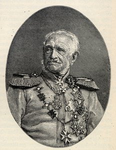 野戦司令官フリードリヒ・グラーフ・フォン・ウランゲル1784-1877。 作： Unbekannt