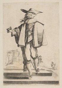手袋をはめた紳士、1629年。 作： Unbekannt