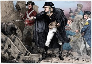ジョージワシントン、バージニア州ヨークタウンの包囲戦、1781年c1880 作： Unbekannt