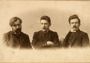 Georgy Chulkov、Vasili Milioti、Genrich Tasteven、ロシアの作家、1900年代
