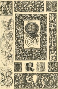 ドイツ ルネサンスの印刷装飾、1898 年。 作： Unbekannt