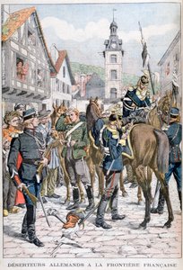 1903年のフレンチフロンティアでのドイツの脱走兵 作： Unbekannt