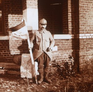ドイツのペナント、Carency、北フランス、c1914-c1918。