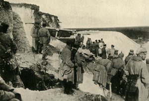 フランス北部のフルッヒでのドイツ兵、第一次世界大戦、c1915、c1920。