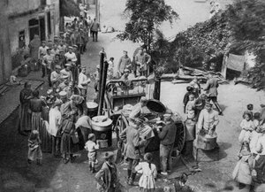 ドイツ旅行キッチン、ヴォージュ、フランス、第一次世界大戦、1916 作： Unbekannt