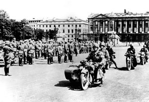 エトワールレースのドイツ軍、パリ、1940