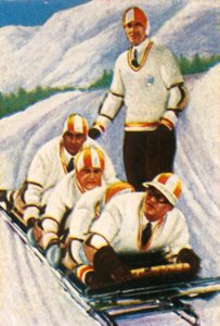 ドイツII、ドイツボブスレーチーム、1928年。 作： Unbekannt