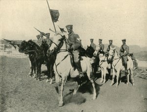 ドイツの植民地軍：南西アフリカの騎兵隊、1914年、1920年。 作： Unbekannt