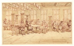 印刷工場内の様子 作： Unbekannt