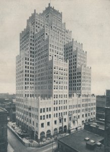 超高層ビルに重要性を与える：セントルイスのグループ化された塔、c1935 作： Unbekannt