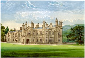 グラヌスクパーク、ウェールズのブラックノックシャー、バロネットベイリーの家、c1880 作： Unbekannt