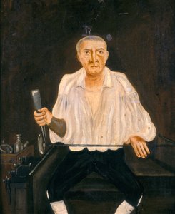 「ガラス吹き」、1820年代 作： Unbekannt
