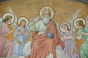 神 ロザリオの聖母のバシリカ（フランス・ルルド市 作： Unbekannt