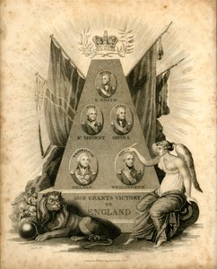 1816年、神はイギリスに勝利を与えた。 作： Unbekannt
