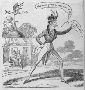 神は偉大なジョージ、私たちの王、c1820を救いました。 作： Unbekannt