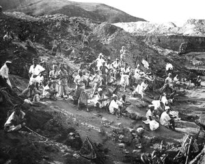 金鉱、韓国、c1900 作： Unbekannt
