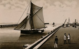Gorleston Pier、c1880。 作： Unbekannt