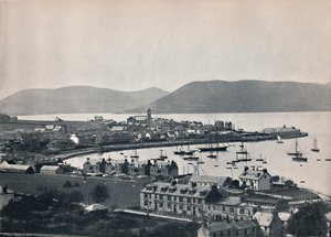 グロック-町と港、1895 作： Unbekannt