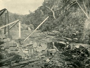 花崗岩採石場、トロール、ビクトリア、1901。 作： Unbekannt