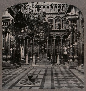 聖墳墓教会、エルサレム、c1900のギリシャ大聖堂 作： Unbekannt