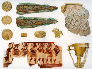 ミケーネとホメロスの時代のギリシャ古代、1902 作： Unbekannt
