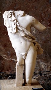 紀元前5世紀の男性の胴体のギリシャの像 作： Unbekannt