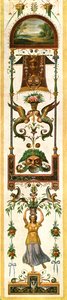 1928年、イタリア、ローマ、バチカンのロッジアのグロテスクな絵画。 作： Unbekannt