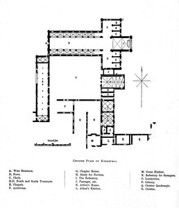 カークストールの平面図、1897