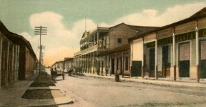 グアンタナモ-Calle Calixto Garcia、1907。