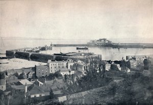 ガーンジー-セントピーターポートとキャッスルコルネット、1895年 作： Unbekannt