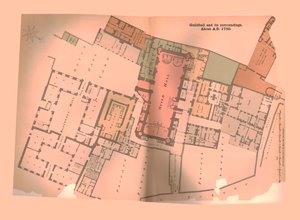 ギルドホールシティオブロンドンプラン、c1750、1886 作： Unbekannt