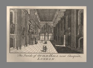 ギルドホールのインテリア、1886年。 作： Unbekannt