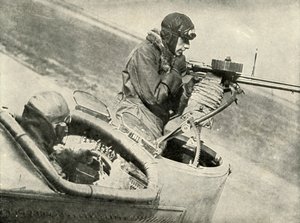 銃とパイロットが使用した器具、1919年。 作： Unbekannt