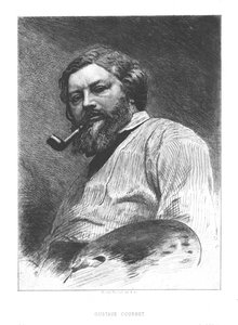 ギュスターヴクールベ、c1860。 作： Unbekannt