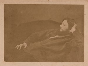 ギュスターヴ・クールベ、1865年頃。 作： Unbekannt