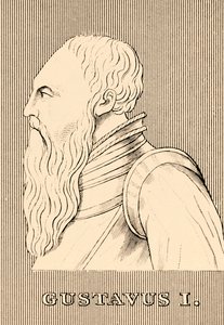 グスタフ1世、1496-1560、1830年。