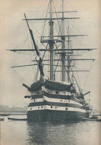 1922年、1936年に乾ドックに移される前のHMS Victory 作： Unbekannt