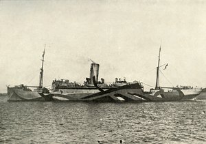 HM補助巡洋艦コロナド迷彩、1919年。 作： Unbekannt