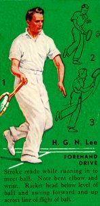 HGNリー-フォアハンドドライブ、c1935。 作： Unbekannt